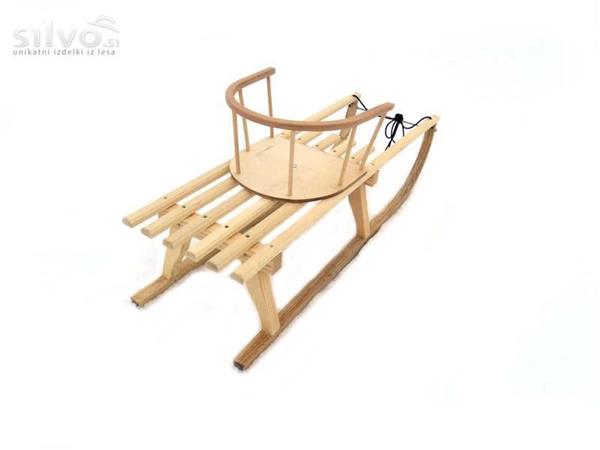 Sanke s sedežem - ravne