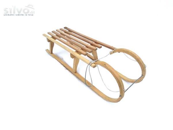 Lesene sanke - 105 cm