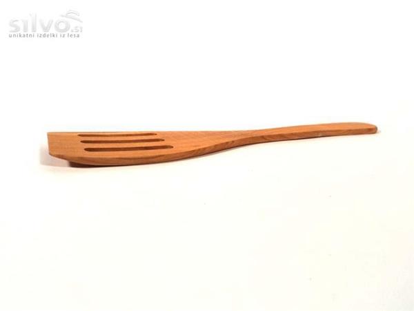 Lesena spatula s zarezami