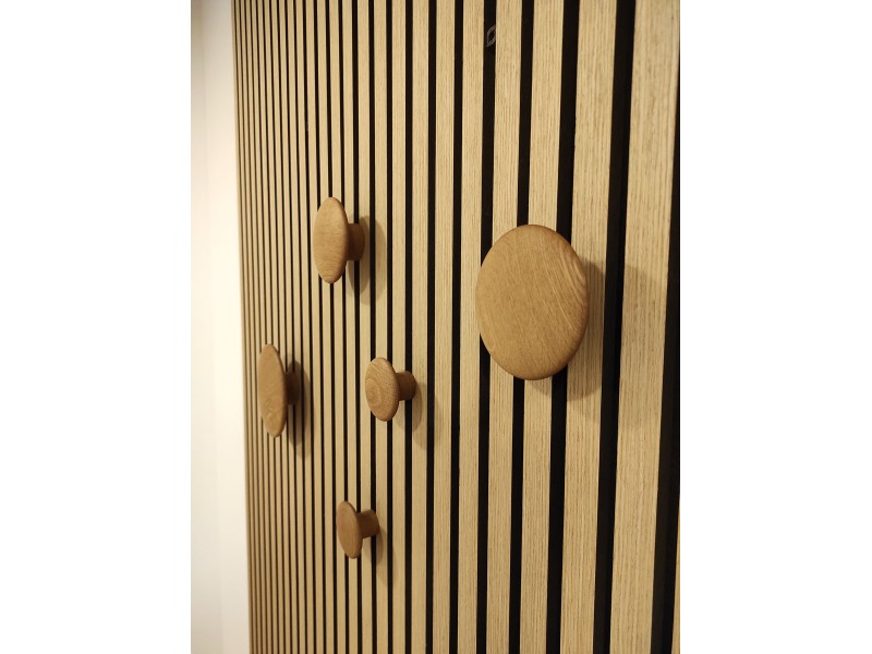 Leseni obešalniki za akustične panele - konveks