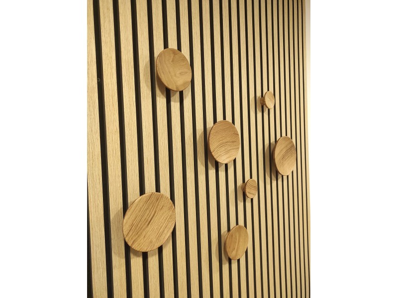 Leseni obešalniki za akustične panele set - 7