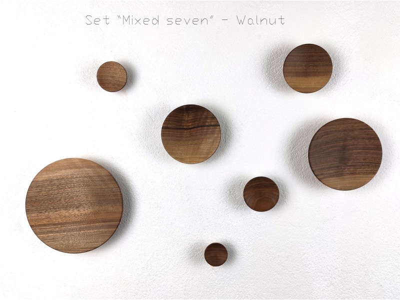 Leseni obešalniki set - 7