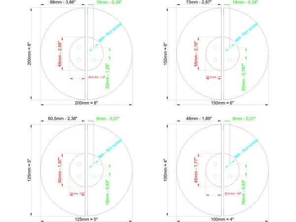 Lesen ročaj z robom
