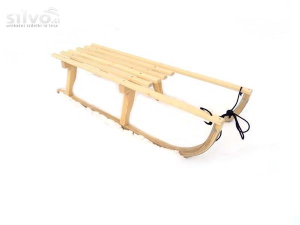 Lesene sanke - ravne