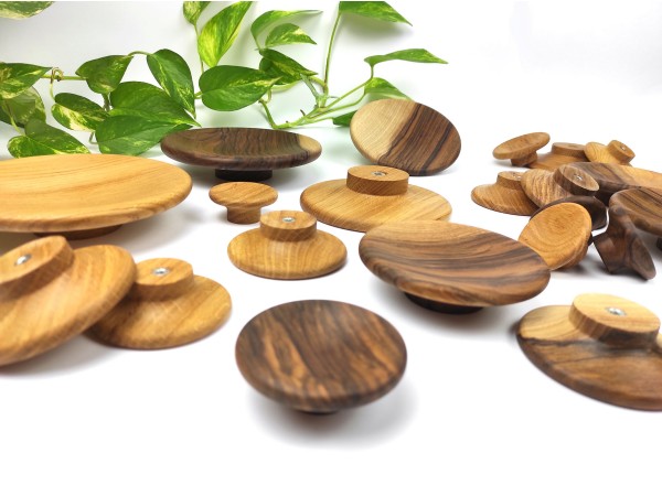 Lesen ročaj - Okrogel - Hrast