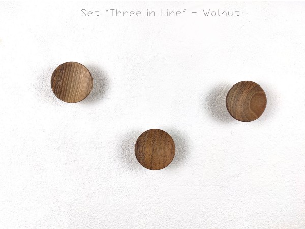 Leseni obešalniki set - 3