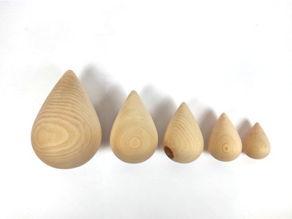 Lesene kapljice cemprin - set 5