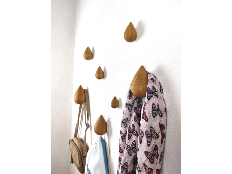 Lesene kapljice hrast - set 7