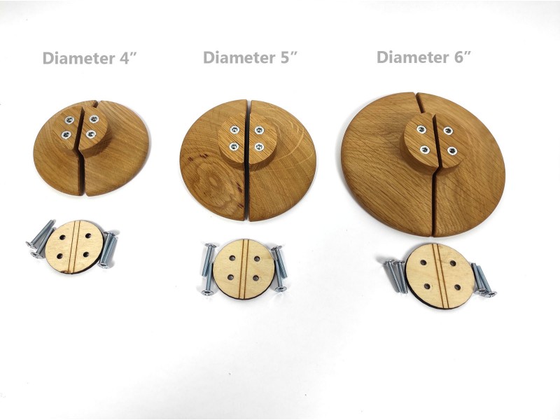 Lesen ročaj z robom